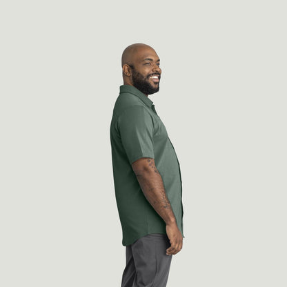 Red Kap Snap Front Jersey Short Sleeve Work Shirt