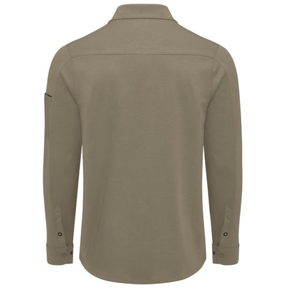 Red Kap Snap Front Jersey Long Sleeve Work Shirt