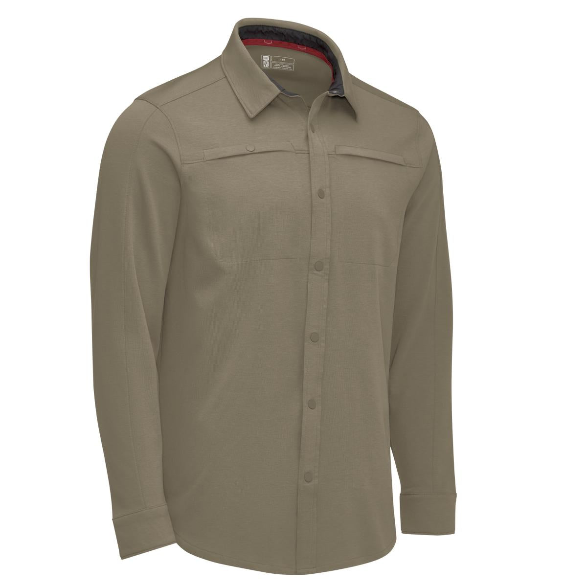 Red Kap Snap Front Jersey Long Sleeve Work Shirt