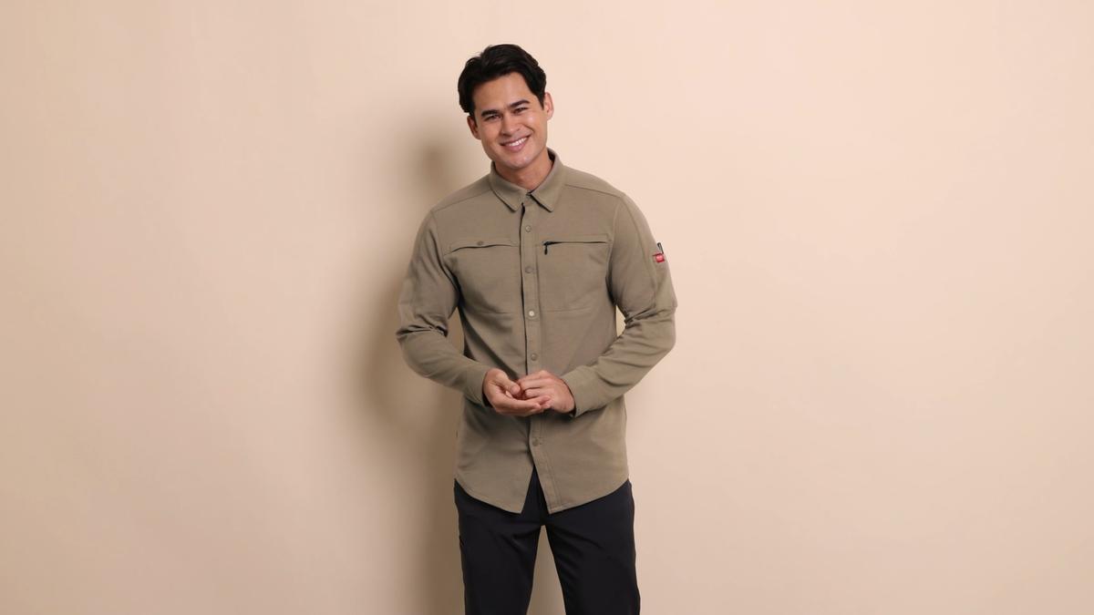 Red Kap Snap Front Jersey Long Sleeve Work Shirt