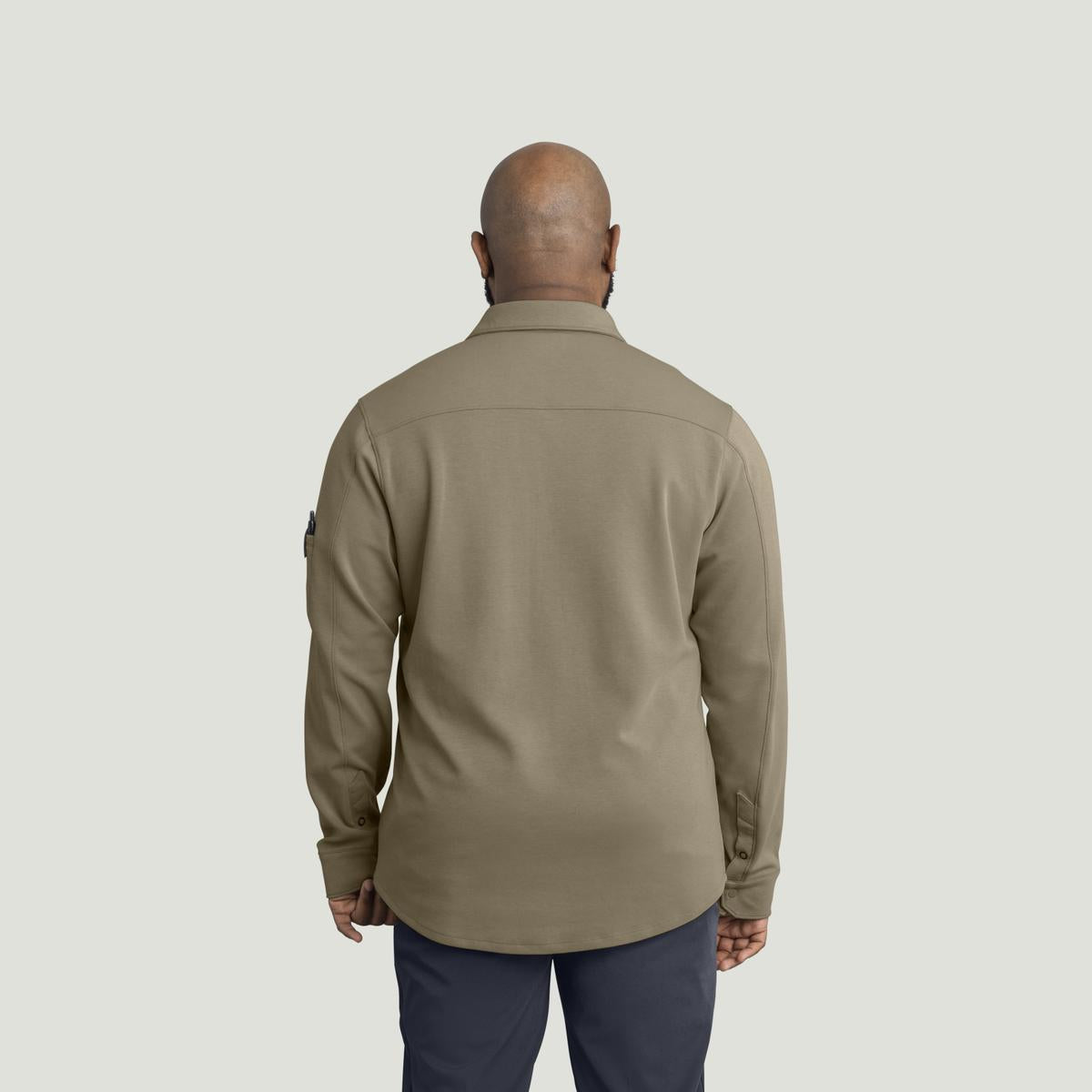 Red Kap Snap Front Jersey Long Sleeve Work Shirt