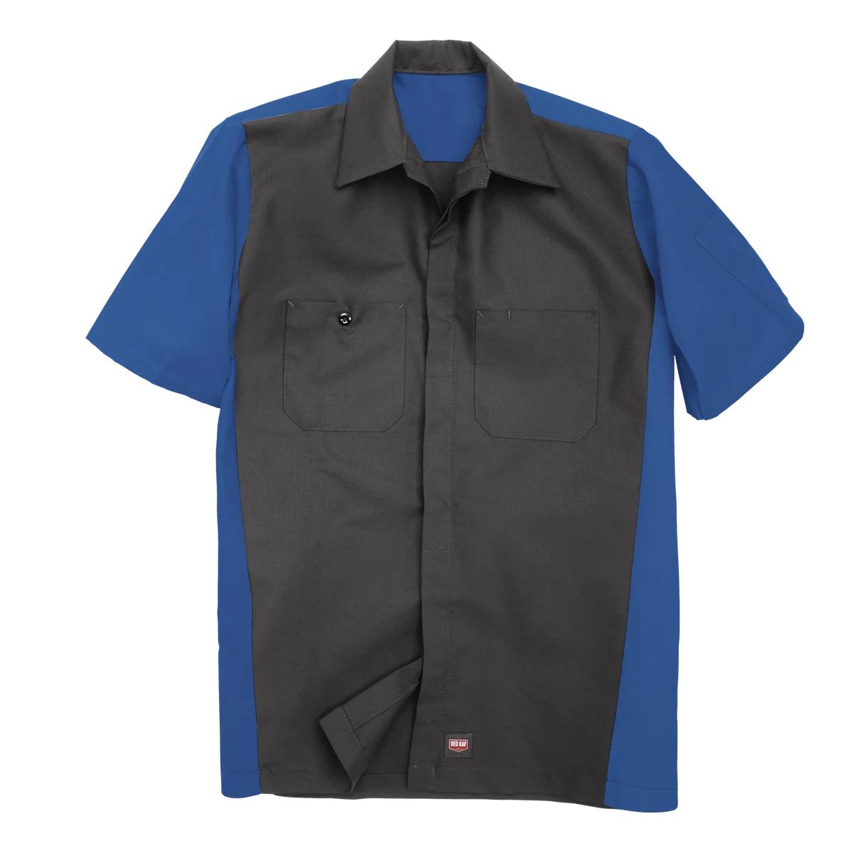 Red Kap Short Sleeve Two-Tone Work Shirt