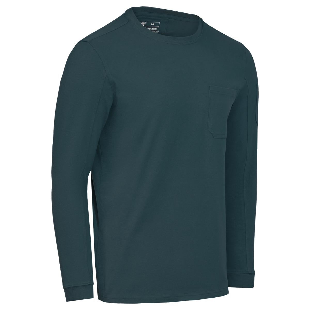 Red Kap Heavyweight Long Sleeve Cotton Pocket T-Shirt