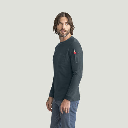 Red Kap Heavyweight Long Sleeve Cotton Pocket T-Shirt