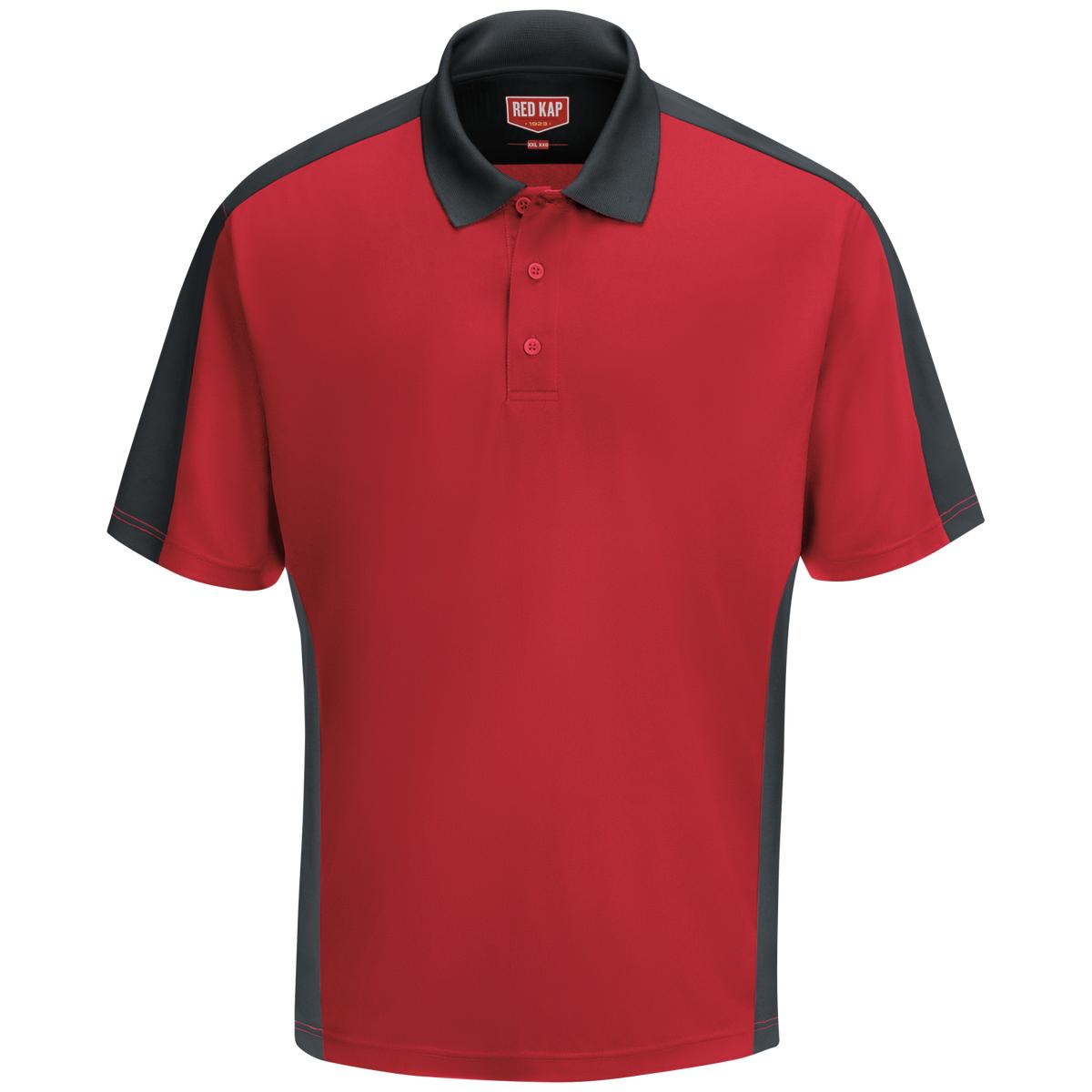 Red Kap Two-Tone Polo - Short Sleeve Performance Knit®