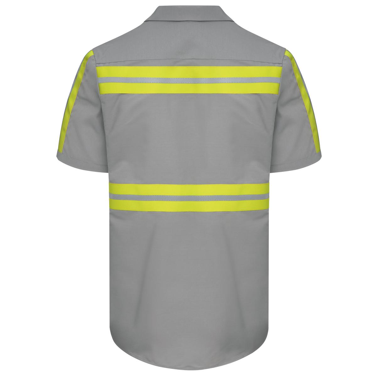 Red Kap Short Sleeve Enhanced Visibility Industrial Work Shirt