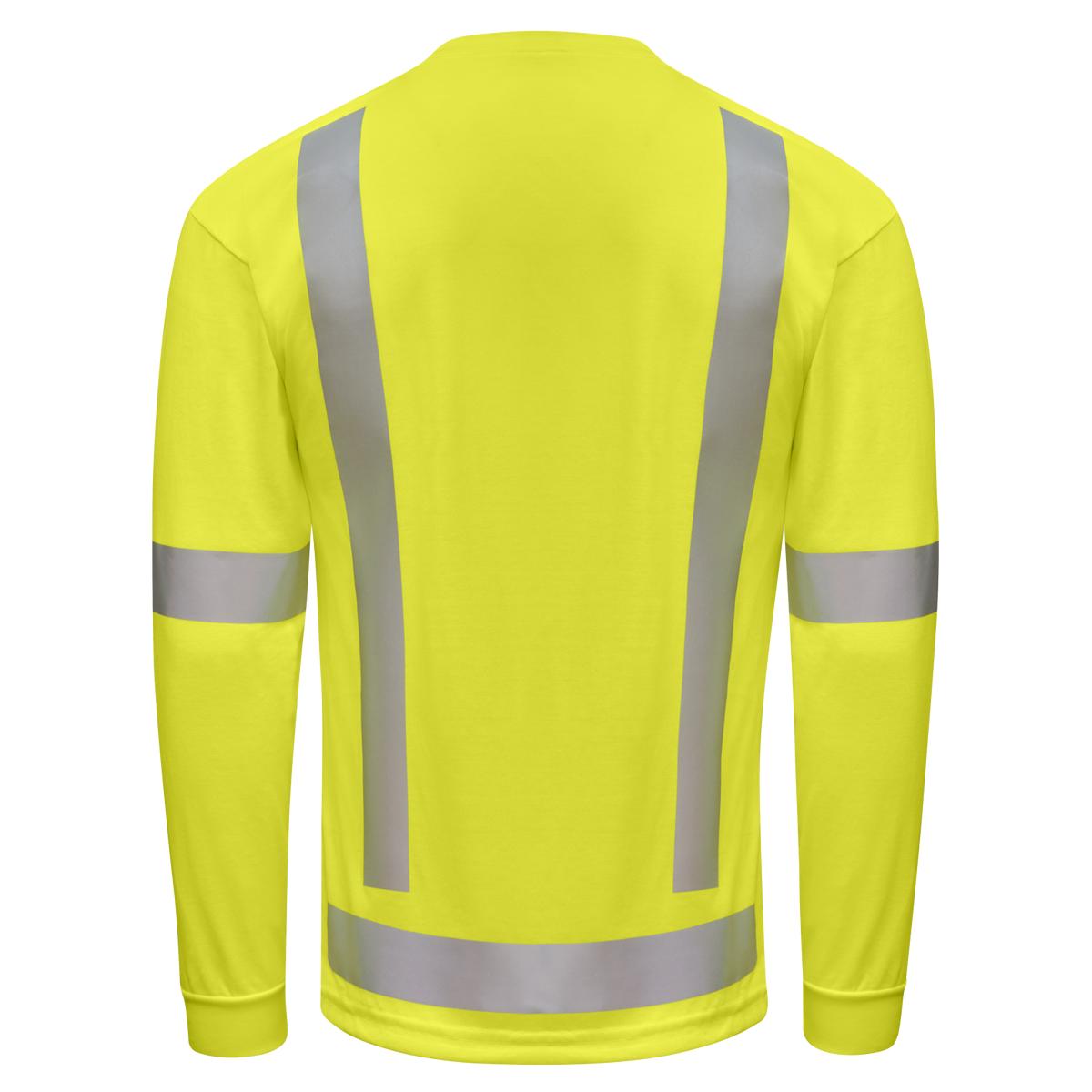 Red Kap Hi-Visibility Long Sleeve Pocket T-Shirt - Type R Class 3