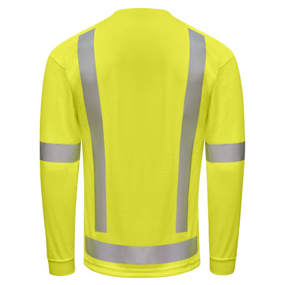 Red Kap Hi-Visibility Long Sleeve Pocket T-Shirt - Type R Class 3