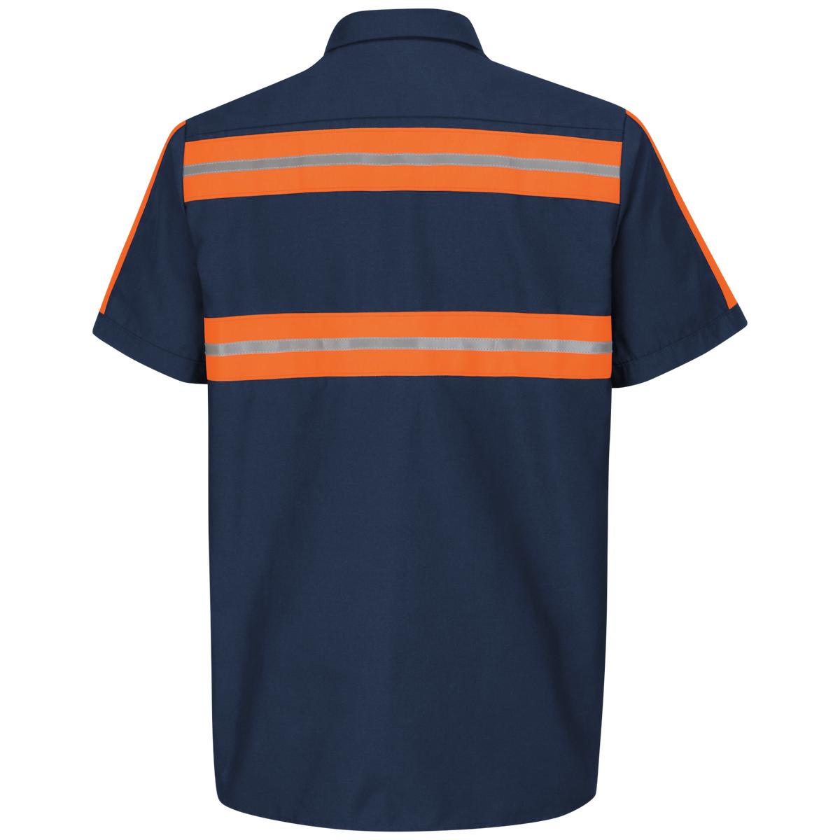 Red Kap Short Sleeve Enhanced Visibility Shirt