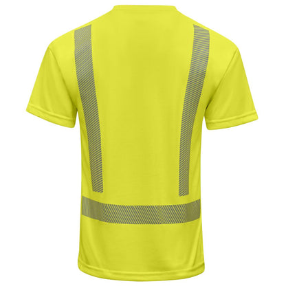 Red Kap Hi-Visibility Breathable Short Sleeve Pocket T-Shirt - Type R Class 2