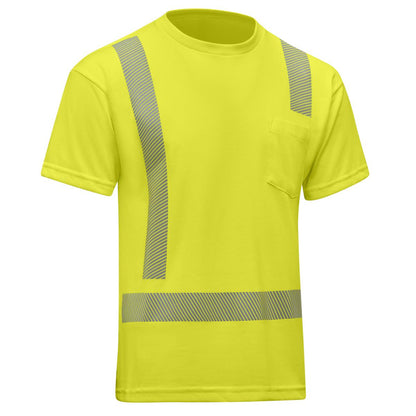 Red Kap Hi-Visibility Breathable Short Sleeve Pocket T-Shirt - Type R Class 2