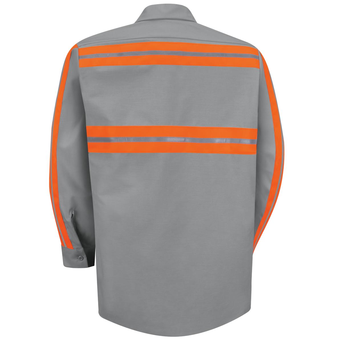 Red Kap Long Sleeve Enhanced Visibility Shirt