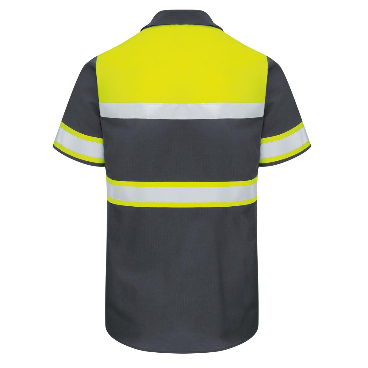 Red Kap Hi-Vis Short Sleeve Ripstop Shirt - Type O Class 1