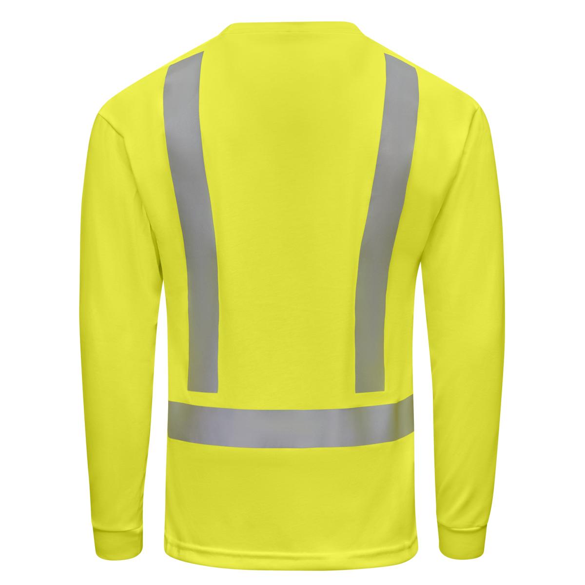Red Kap Hi-Visibility Long Sleeve Pocket T-Shirt - Type R Class 2