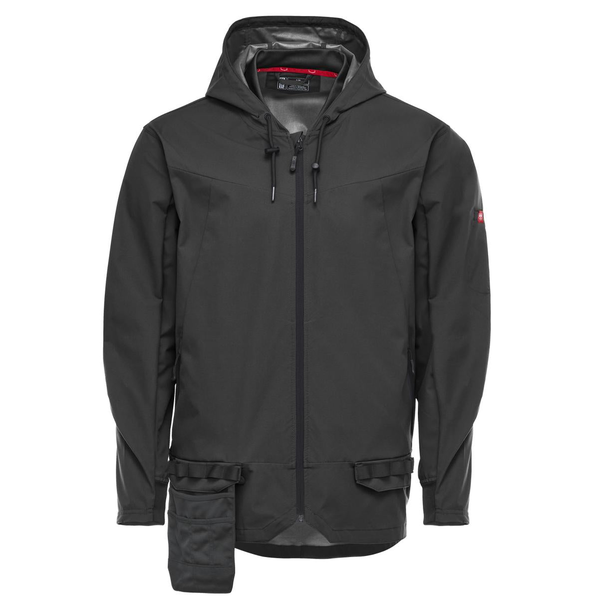 Red Kap Performance Hooded Windbreaker Jacket with ToolShift Pocket