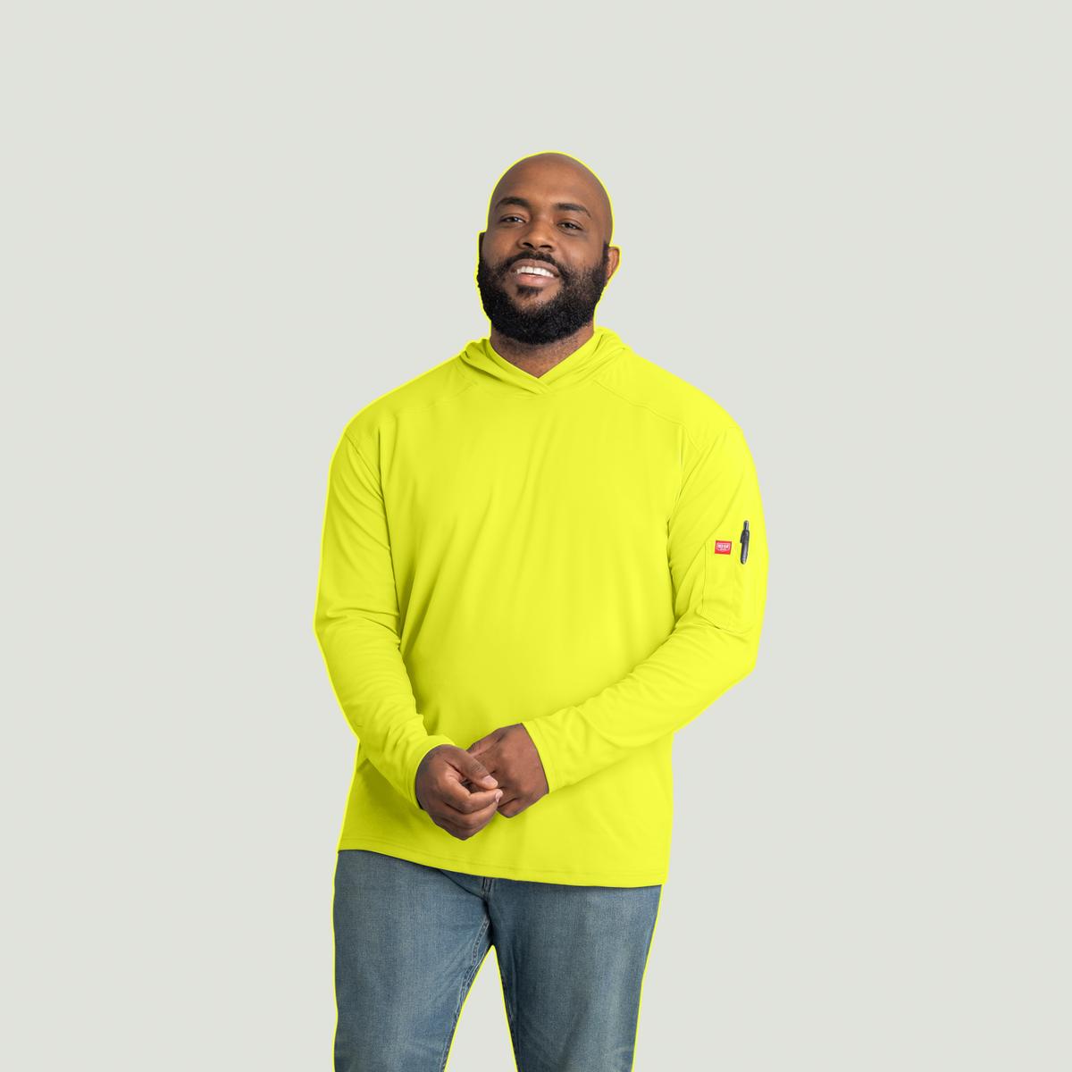 Red Kap Enhanced Visibility Sun Protection Pullover Hoodie