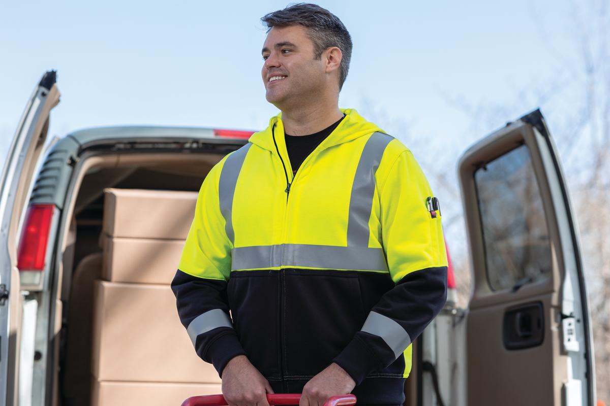 Red Kap Hi-Visibility Performance Work Hoodie - Type R Class 2