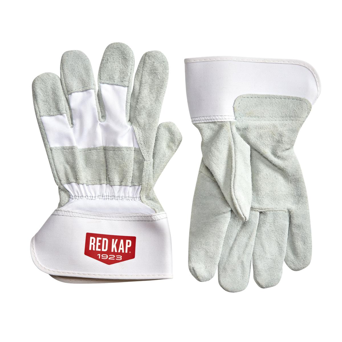 Red Kap Suede Cowhide Leather Palm Gloves