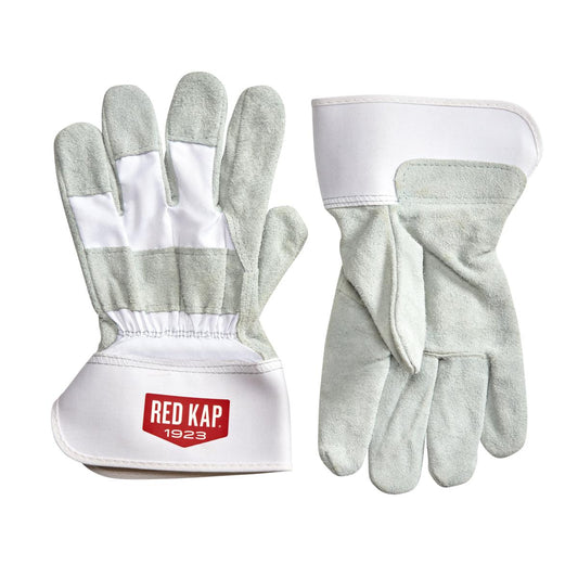 Red Kap Suede Cowhide Leather Palm Gloves