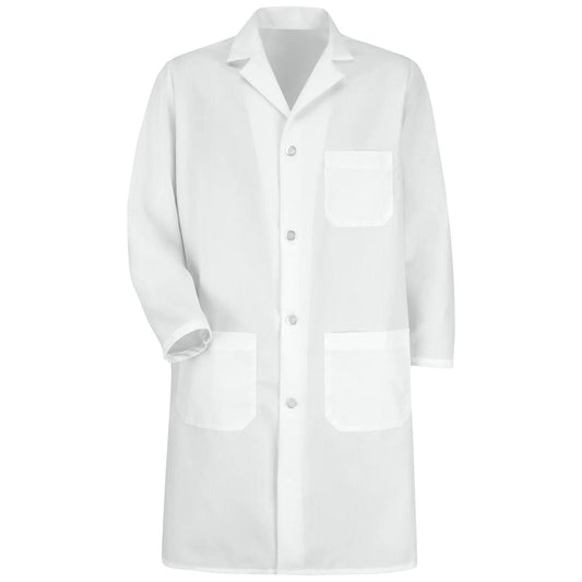 Red Kap Button-Front Lab Coat