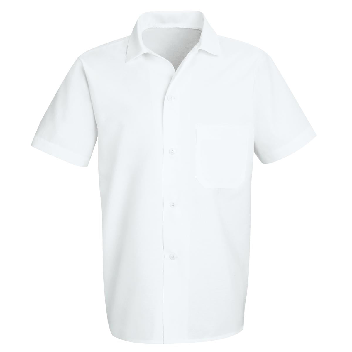 Red Kap Button-Front Cook Shirt