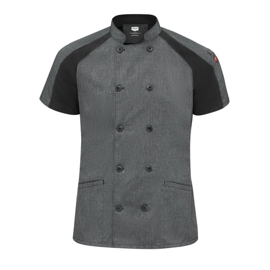Red Kap Airflow Raglan Chef Coat with OilBlok