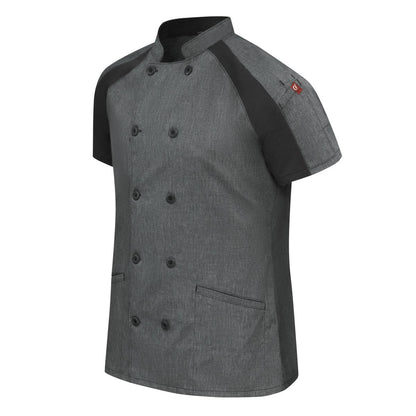 Red Kap Airflow Raglan Chef Coat with OilBlok
