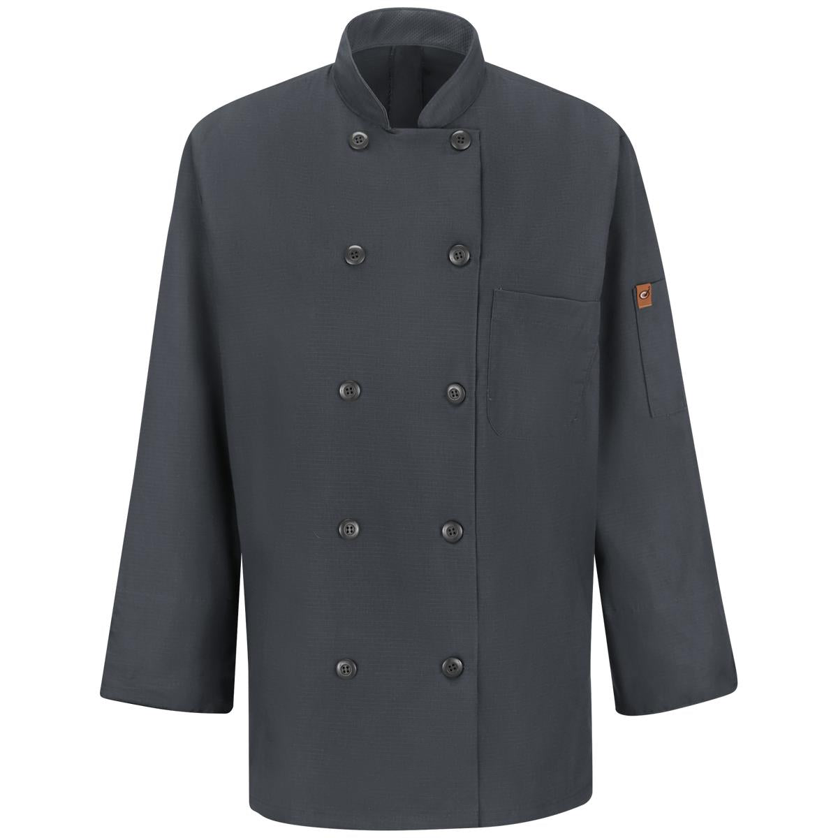 Red Kap Chef Coat with OilBlok + MIMIX®