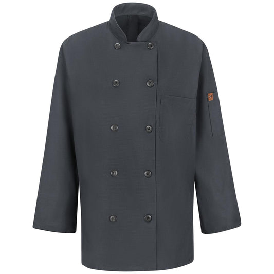Red Kap Chef Coat with OilBlok + MIMIX®