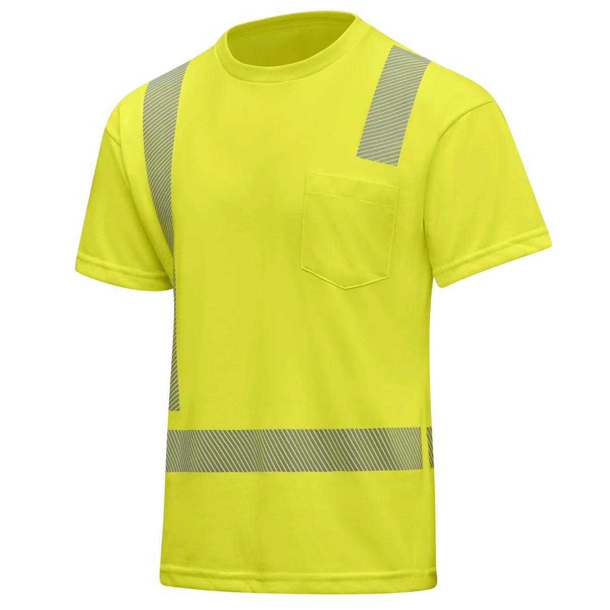 Red Kap Hi-Visibility Breathable Short Sleeve Pocket T-Shirt - Type R Class 2