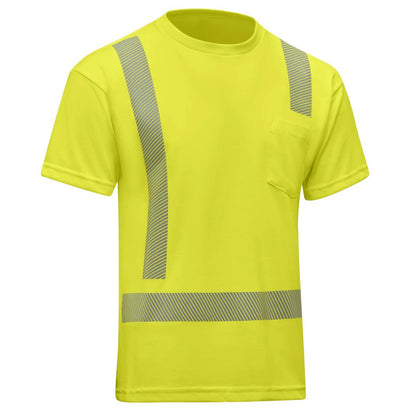 Red Kap Hi-Visibility Breathable Short Sleeve Pocket T-Shirt - Type R Class 2