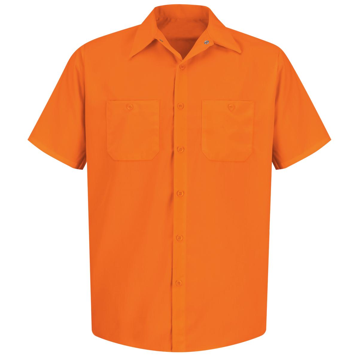 Red Kap Short Sleeve Enhanced Visibility Work Shirt
