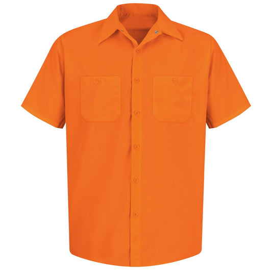 Red Kap Short Sleeve Enhanced Visibility Work Shirt