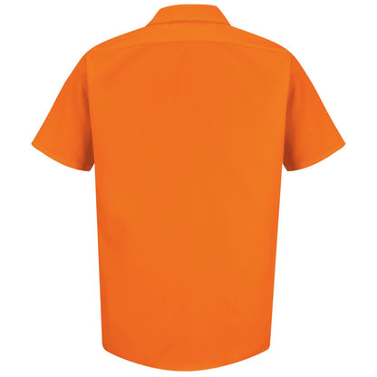 Red Kap Short Sleeve Enhanced Visibility Work Shirt