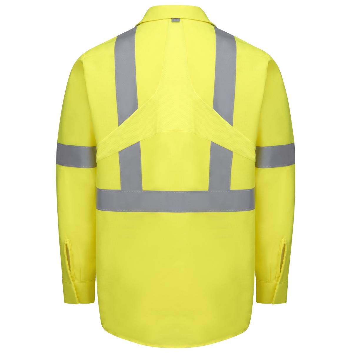 Red Kap Long Sleeve Visibility Work Shirt