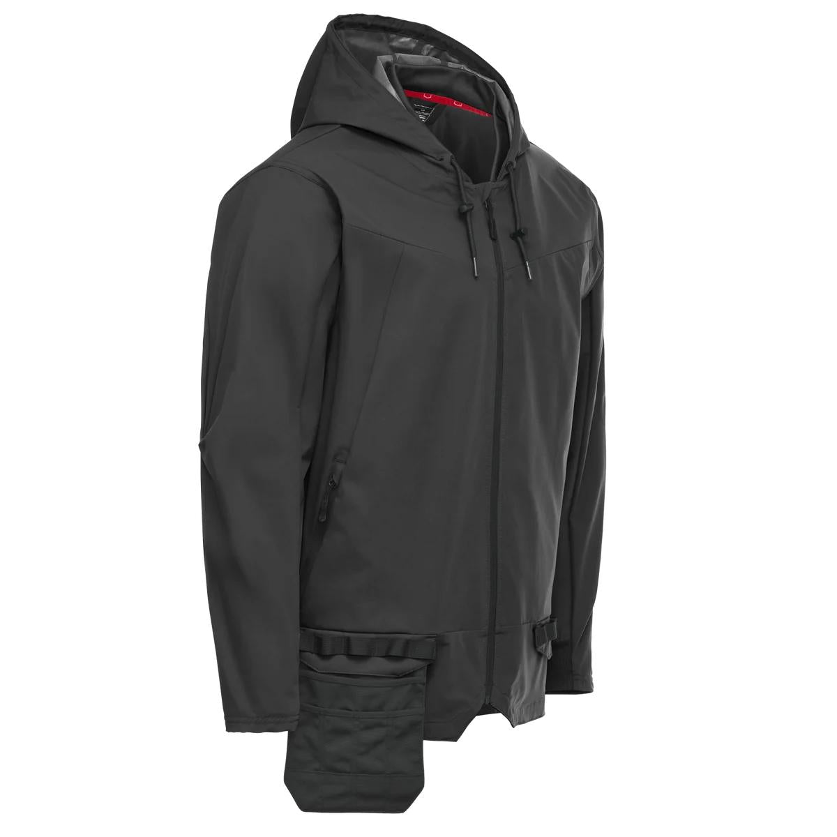 Red Kap Performance Hooded Windbreaker Jacket with ToolShift Pocket