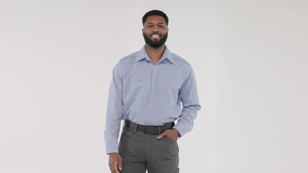 Red Kap Long Sleeve Pro Airflow Work Shirt