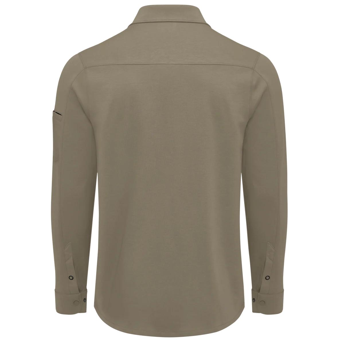 Red Kap Snap Front Jersey Long Sleeve Work Shirt