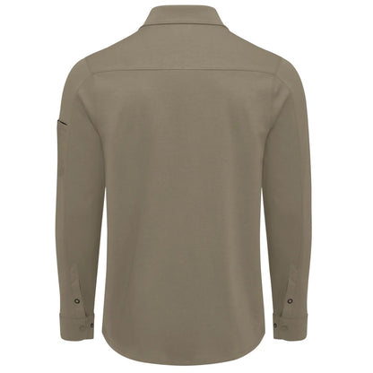 Red Kap Snap Front Jersey Long Sleeve Work Shirt