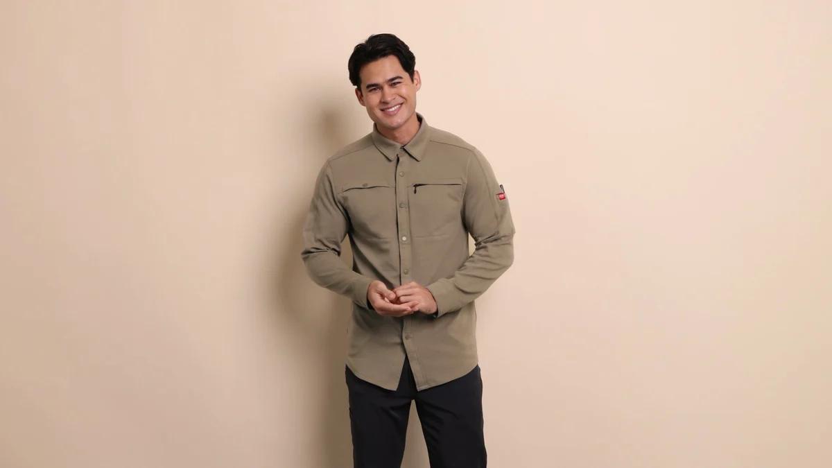 Red Kap Snap Front Jersey Long Sleeve Work Shirt