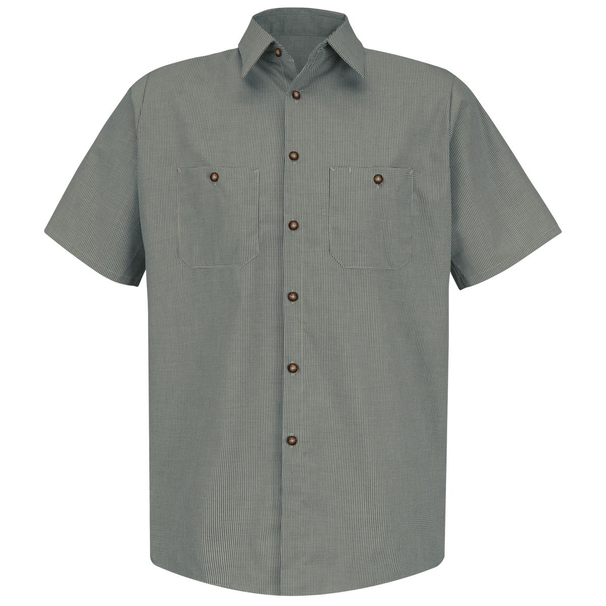 Red Kap Uniform Shirt - Short Sleeve Microcheck