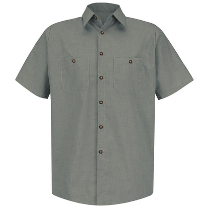 Red Kap Uniform Shirt - Short Sleeve Microcheck