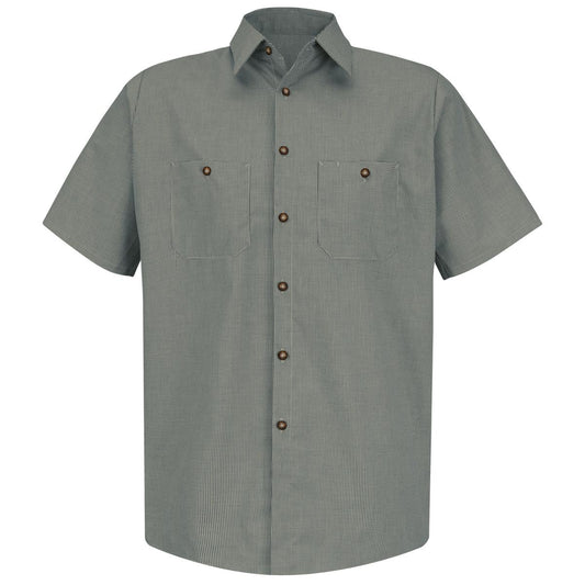 Red Kap Uniform Shirt - Short Sleeve Microcheck