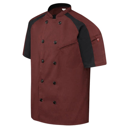 Red Kap Airflow Raglan Chef Coat with OilBlok