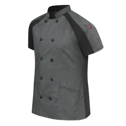 Red Kap Airflow Raglan Chef Coat with OilBlok