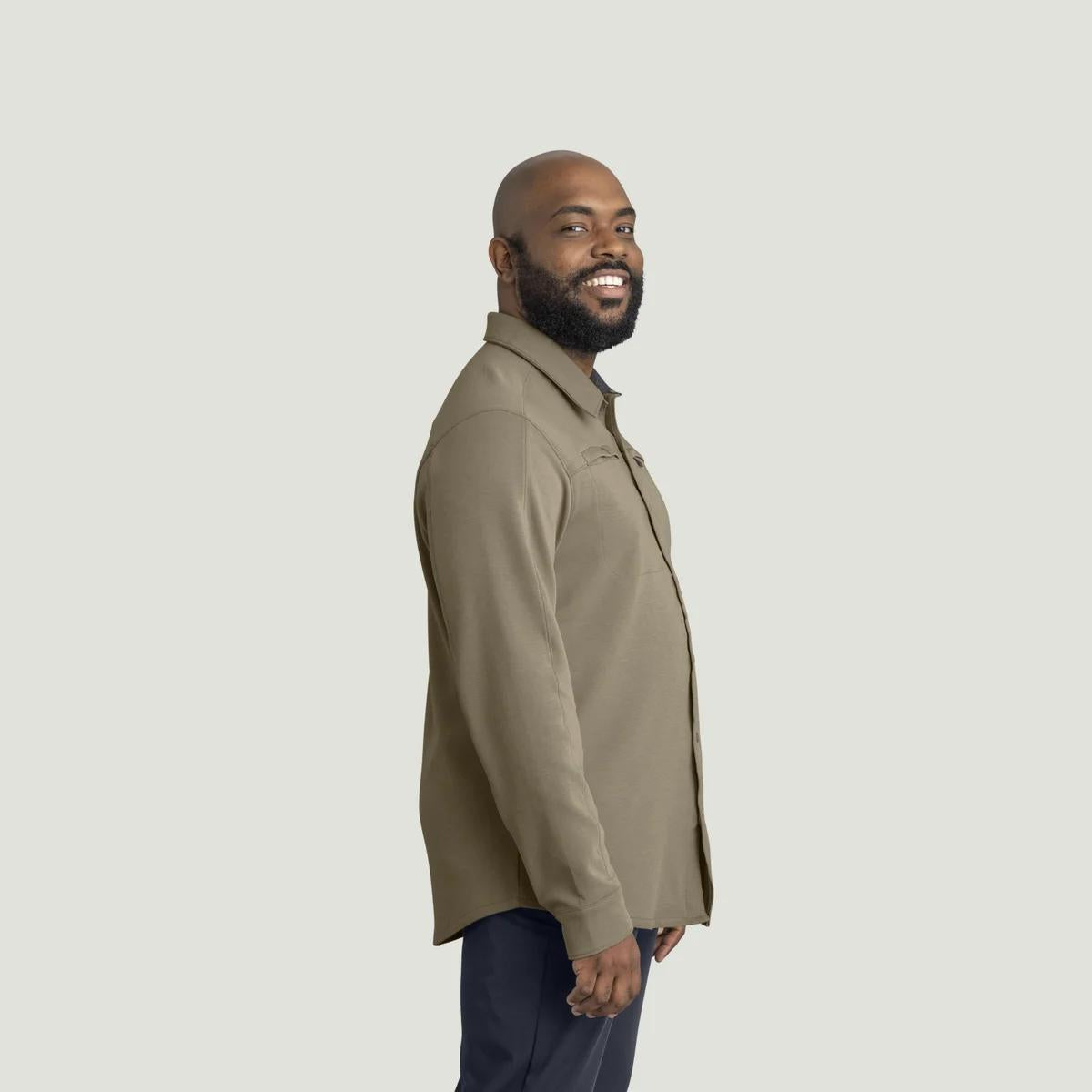 Red Kap Snap Front Jersey Long Sleeve Work Shirt