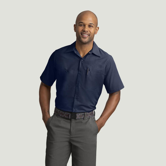 Red Kap Short Sleeve Industrial Work Shirt