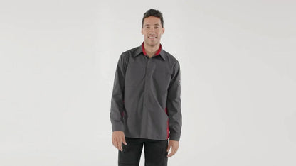 Red Kap Long Sleeve Performance Shop Shirt with OilBlok
