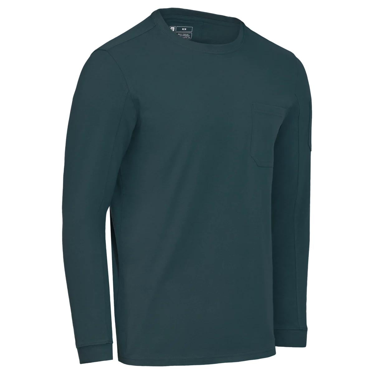 Red Kap Heavyweight Long Sleeve Cotton Pocket T-Shirt