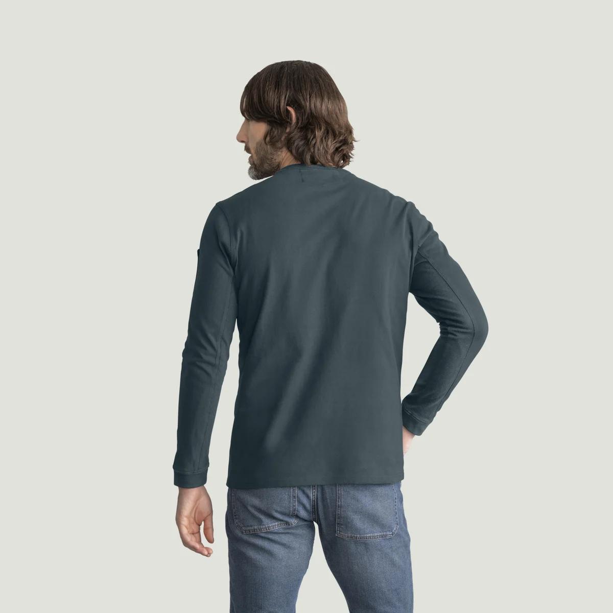 Red Kap Heavyweight Long Sleeve Cotton Pocket T-Shirt
